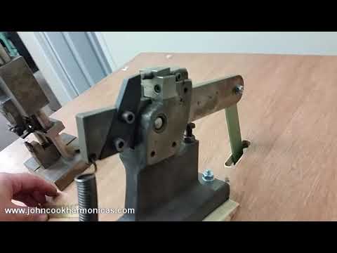 Restoration of an old Harmonica Rivet table