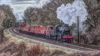 preview picture of video 'Great Central Railway Winter Steam Gala 2014'