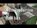 Great drill mass production factory.How  are drill bits produced？#productionprocess #massproduction