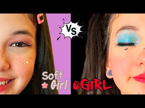 E-GIRL VS SOFT GIRL TRANSFORMAÇÃO DE ESTILOS | Luluca