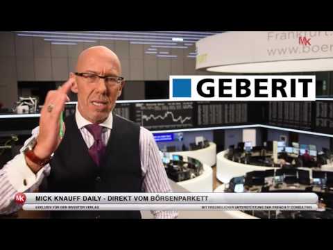 Irre: Geberit bringt Aktionären 1.140% Gewinn mit Toiletten! Mick Knauff Daily - 08.08.2016