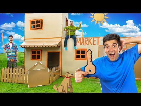 CINE PĂRĂSEȘTE ULTIMUL CASA DIN CARTON !! **Partea 3