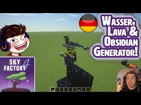 120 Obsidian/m mit einem einfachen Setup! 💡Sky Factory 4 Tutorial [German/Deutsch][1.12 modded]