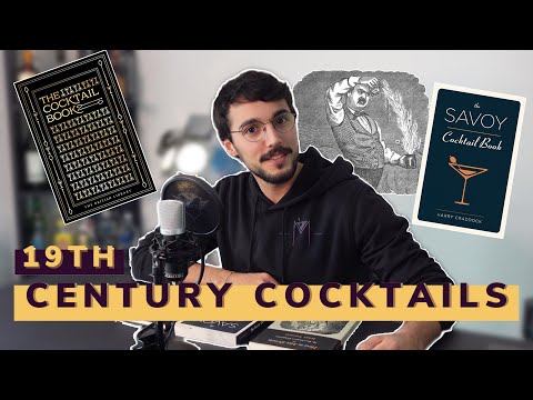 Classic Cocktails | Trying 3 Cocktails recipes from an Old Cocktail Book from 1900