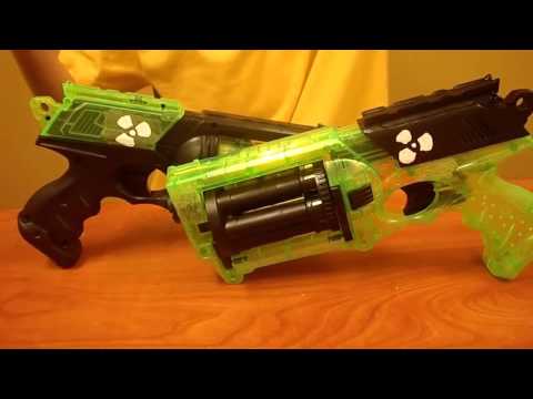 2 Custom Radioactive Nerf Mavericks  Incredible