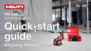 Nivela cu laser rotativ pentru panta unica Hilti PR 40-22