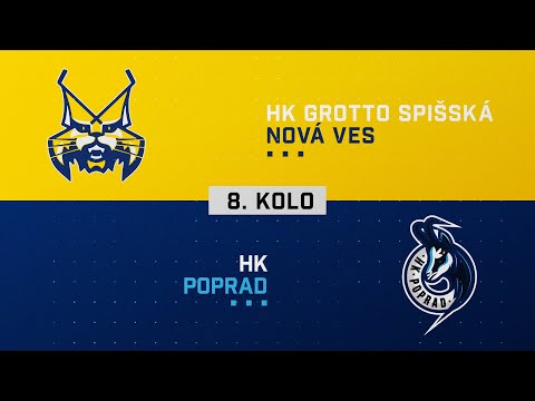 8.kolo HK GROTTO Spišská Nová Ves - HK Poprad 4:3 HIGHLIGHTS