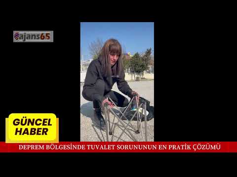 DEPREM BÖLGESİNDE TUVALET SORUNU NASIL ÇÖZÜLÜR