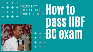 Priority Credit KCC IIBF BC exam chapt 7,8 9