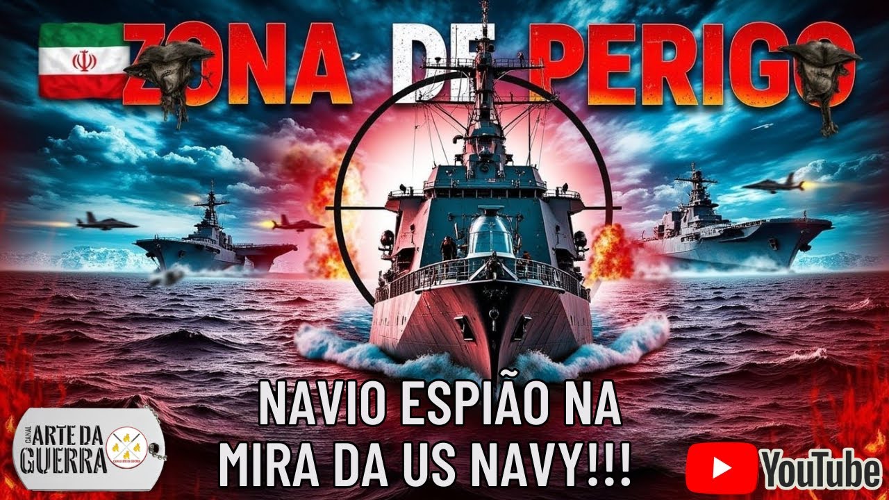 🚨 Zona de Perigo: O Navio Iraniano na Mira dos EUA! 🚨