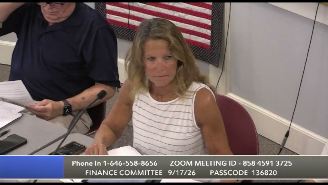 From the Finance Committee