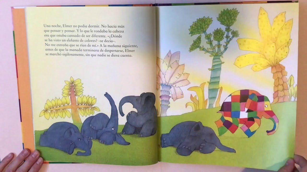 Cuentos Infantiles: Elmer libro infantil en español