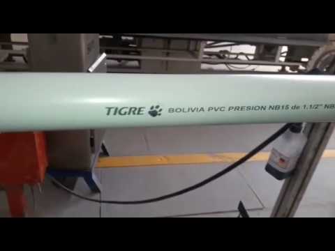 Printing on PVC Pipe Extrusions | High Resolution Industrial Inkjet Coder | RN Mark Inc