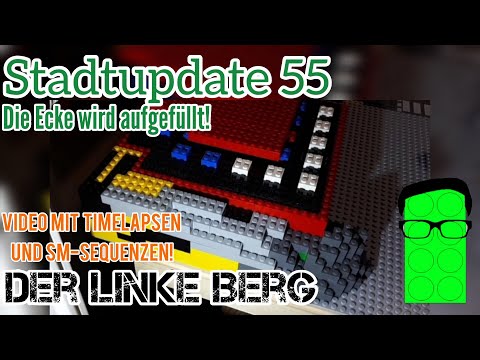 LEGO Stadtupdate #55 | Der Bau einer Legostadt Teil 56 - Der linke Berg | Die Ecke wird aufgefüllt!