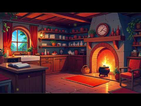 The Witch’s Kitchen ✨ Fantasy Lofi 📚 Cozy Lofi Music to Study and Read