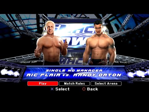 WWE SmackDown VS Raw 2008 PS3 - Ric Flair VS Randy Orton [2K][mClassic]