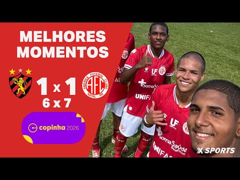 HIGHLIGHTS - SPORT 1(6) x 1(7) AMÉRICA-RN - COPINHA