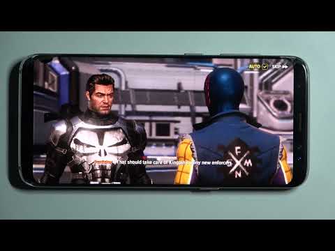 Samsung Galaxy S8 - Marvel Future Revolution Game TEST Video