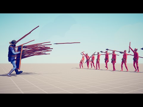 10x SPEAR THROWERS vs EVERY UNIT - Totally Accurate Battle Simulator