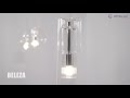 подвесной светильник crystal lux beleza sp1 e chrome