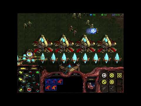 Starcraft Broodwar: Remastered - 4v4 on Hunters - PPPZ vs PPPZ - seesaw battle