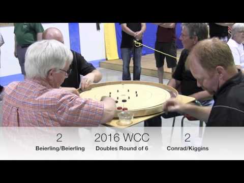 Crokinole 2016 World Championship - Doubles Beierling/Beierling v Conrad/Kiggins