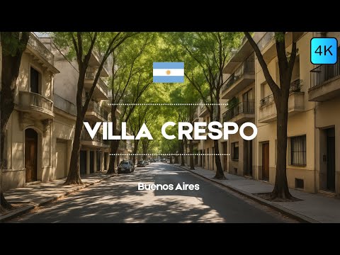 Recorrido por VILLA CRESPO | Drive Buenos Aires 4K 🇦🇷