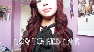 How To: Red Hair From Dark Hair  Jenny Ong Le