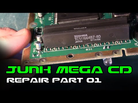 JUNK #SEGA MEGA CD - Model 1 #Repair - Part 01
