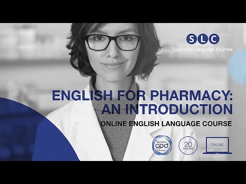 English for Pharmacy Online Course | Specialist Language Courses