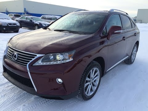 New Red 2015 Lexus RX 350 AWD 4dr Sportdesign Edition Walk Through Review - Alberta