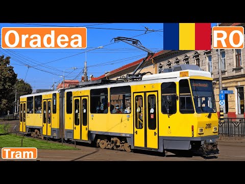 🇷🇴 ORADEA TRAMS 2021 | Tramvai din Oradea【4K】