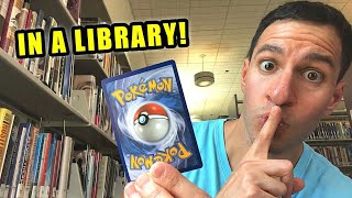 QUIET!...BIG OPENING IN THE LIBRARY! Over 50 Packs of Pokemon Cards