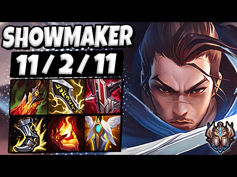 Yasuo vs Ahri MID [ DK ShowMaker ] Patch 12.7 Korea Challenger ✅