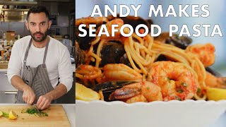 Andy Makes Seafood Pasta | From the Test Kitchen | Bon Appétit