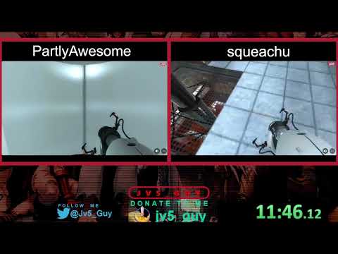 Portal 1 race Ft Squeachu & PartlyAwesome , Silhouette Mirage later