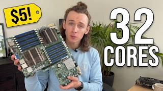 I Bought this Weird 32 Core E-Waste PC that Nobody Wanted for $5...Can I Game on it