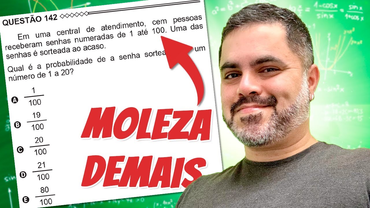 🤪 ENEM Math: It's easier than that, just a piece of cake EASIEST QUESTIONS EVER!