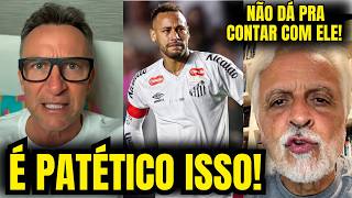 🚨OLHA O DESABAFO DO NETO SOBRE SITUAÇÃO PATÉTICA DO NEYMAR NO SANTOS FC! Mídia Largou o Aço!