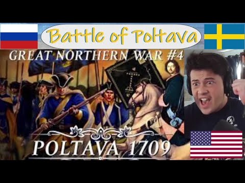 American Reacts Battle of Poltava 1709 - Great Northern War
