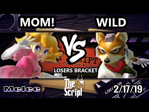 The Script 2 SSBM - MOM! (Peach)  Vs. WiLD (Fox) - Smash Melee Losers Bracket