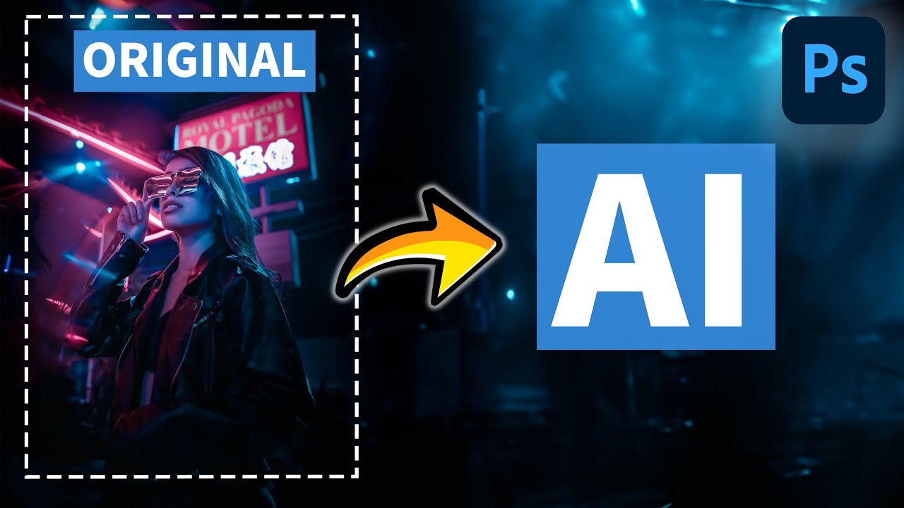 Can a vertical photo be a Youtube Thumbnail? - Photoshop tutorial