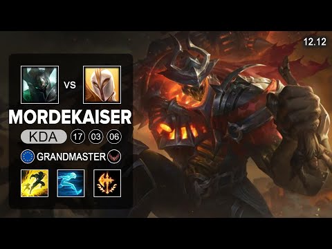 Mordekaiser vs Kayle Top - EUNE Grandmaster - Patch 12.12 Season 12
