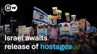 Israel prepares for hostage release ahead of Trump visit to Middle East | DW News