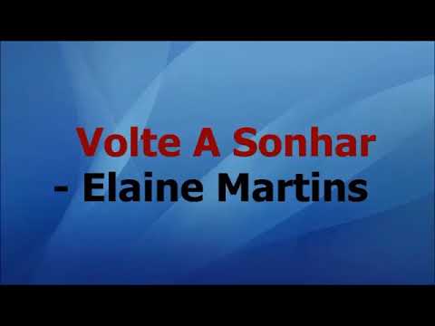 Volte a Sonhar - Elaine Martins - Playback (LEGENDADO)