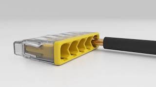WAGO 2773 Series Connectors for Solid and 7 Stranded Conductors