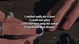lady stardust - david bowie