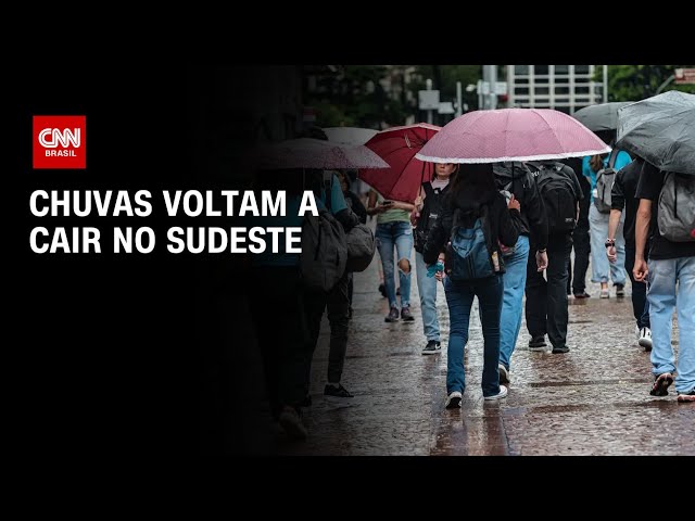 Sudeste deve voltar a registrar chuva após volumes extremos | CNN PRIME TIME