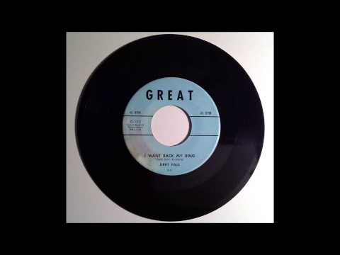 Jerry Paul  -  I Want Back My Ring