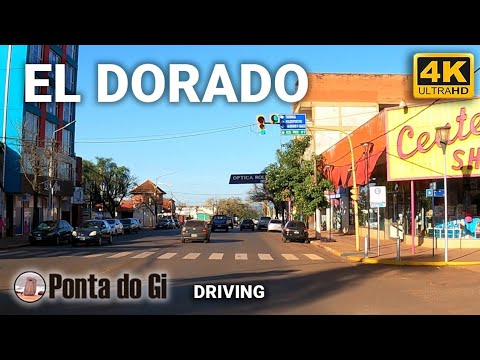 CORAZÓN de MISIONES - CIUDAD de ELDORADO #driving TOUR virtual [CENTRO] invierno 2023 - ARGENTINA